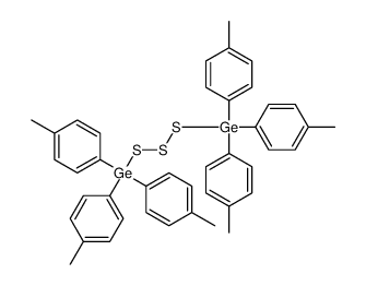 tris(4-methylphenyl)-[tris(4-methylphenyl)germyltrisulfanyl]germane结构式