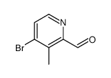 4-bromo-3-methylpicolinaldehyde structure