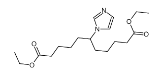 diethyl 6-imidazol-1-ylundecanedioate结构式