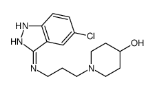 1-[3-[(5-chloro-1H-indazol-3-yl)amino]propyl]piperidin-4-ol结构式