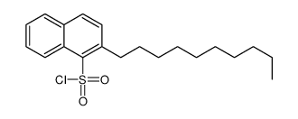 2-decylnaphthalene-1-sulfonyl chloride结构式