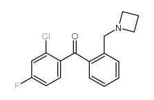 2'-AZETIDINOMETHYL-2-CHLORO-4-FLUOROBENZOPHENONE picture