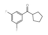 CYCLOPENTYL 3,5-DIFLUOROPHENYL KETONE图片