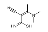 2-cyano-3-(dimethylamino)but-2-enethioamide结构式