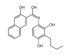 N-(3-butyl-2,4-dihydroxyphenyl)-3-hydroxynaphthalene-2-carboxamide Structure