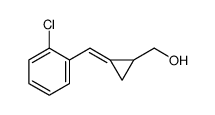 [2-[(2-chlorophenyl)methylidene]cyclopropyl]methanol Structure