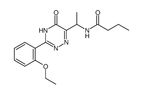 N-{1-[3-(2-ethoxyphenyl)-5-oxo-4,5-dihydro-[1,2,4]triazin-6-yl]ethyl}butyroamide Structure