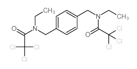 2,2,2-trichloro-N-ethyl-N-[[4-[[ethyl-(2,2,2-trichloroacetyl)amino]methyl]phenyl]methyl]acetamide picture