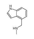 1H-INDOLE-4-ETHANAMINE, N-METHYL- structure