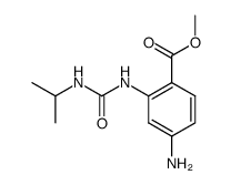 methyl 2-(3-isopropylureido)-4-amino benzoate Structure