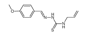 4-methoxy-benzaldehyde-(4-allyl thiosemicarbazone) Structure