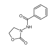 3-benzoylamino-oxazolidin-2-one结构式