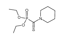 diethoxyphosphorylthioformic acid piperidide Structure