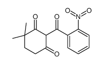 4,4-dimethyl-2-(2-nitrobenzoyl)cyclohexane-1,3-dione Structure