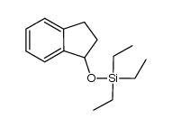 (2,3-dihydro-1H-inden-1-yloxy)triethylsilane Structure