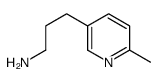 3-(6-甲基吡啶-3-基)丙烷-1-胺结构式