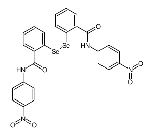 N-(4-nitrophenyl)-2-[[2-[(4-nitrophenyl)carbamoyl]phenyl]diselanyl]benzamide Structure