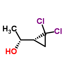 Cyclopropanemethanol, 2,2-dichloro-alpha-methyl-, (R*,R*)- (9CI) structure