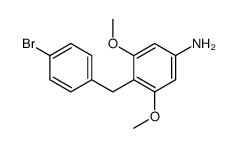 4-[(4-bromophenyl)methyl]-3,5-dimethoxyaniline图片