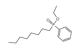 octyl-phenyl-phosphinic acid ethyl ester结构式