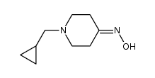 1-(cyclopropylmethyl)-4-piperidone oxime Structure