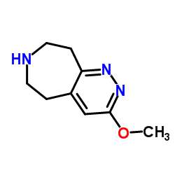 5H-Pyridazino[3,4-d]azepine, 6,7,8,9-tetrahydro-3-methoxy- Structure