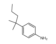 4-(1,1-dimethyl-butyl)-aniline Structure