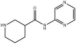 N-(pyrazin-2-yl)piperidine-3-carboxamide结构式