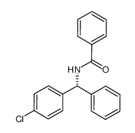 (R)-N-((4-chlorophenyl)(phenyl)methyl)benzamide结构式