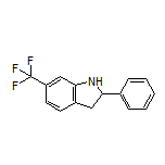 2-Phenyl-6-(trifluoromethyl)indoline Structure