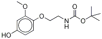 N-TERT-BOC-2-(4-HYDROXY-2-METHOXYPHENOXY)ETHYLAMINE-D3结构式