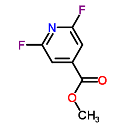 Methyl 2,6-difluoroisonicotinate Structure
