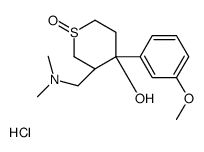 (3R,4S)-3-[(dimethylamino)methyl]-4-(3-methoxyphenyl)-1-oxothian-4-ol,hydrochloride结构式