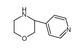 (R)-3-(Pyridin-4-yl)morpholine结构式