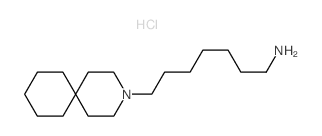 3-Azaspiro[5.5]undecane-3-heptanamine,hydrochloride (1:2) structure