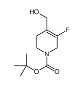 tert-butyl 3-fluoro-4-(hydroxymethyl)-5,6-dihydropyridine-1(2H)-carboxylate结构式