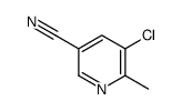 5-chloro-6-methylpyridine-3-carbonitrile Structure