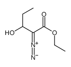 2-diazonio-1-ethoxy-3-hydroxypent-1-en-1-olate结构式