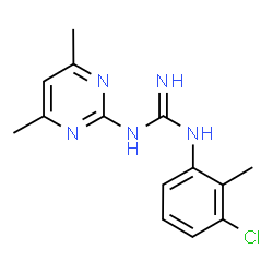 N-(3-Chloro-2-methylphenyl)-N'-(4,6-dimethylpyrimidin-2-yl)guanidine picture