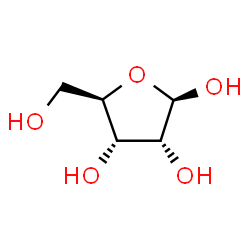 beta-Ribofuranose (9CI) structure