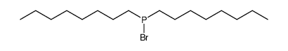 dioctylphosphinous bromide Structure