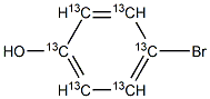 4-Bromophenol-[13C6] Structure