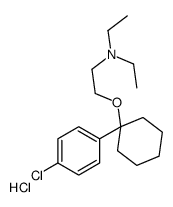 2-[1-(4-chlorophenyl)cyclohexyl]oxyethyl-diethylazanium,chloride Structure