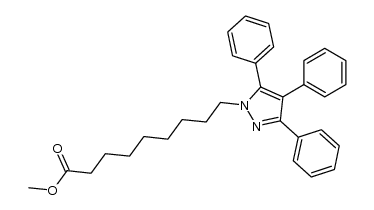 methyl 3,4,5-triphenyl-1H-pyrazole-1-nonanoate Structure