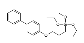 triethoxy-[3-(4-phenylphenoxy)propyl]silane Structure