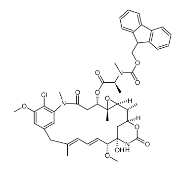 Fmoc-N-Me-L-Ala-maytansinol Structure