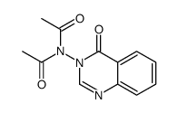 N-acetyl-N-(4-oxoquinazolin-3-yl)acetamide Structure