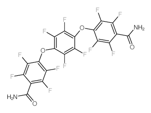 Benzamide,4,4'-[(2,3,5,6-tetrafluoro-p-phenylene)dioxy]bis[2,3,5,6-tetrafluoro- (8CI)结构式