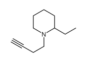 1-but-3-ynyl-2-ethylpiperidine Structure