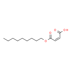 Maleic acid hydrogen 1-nonyl ester structure